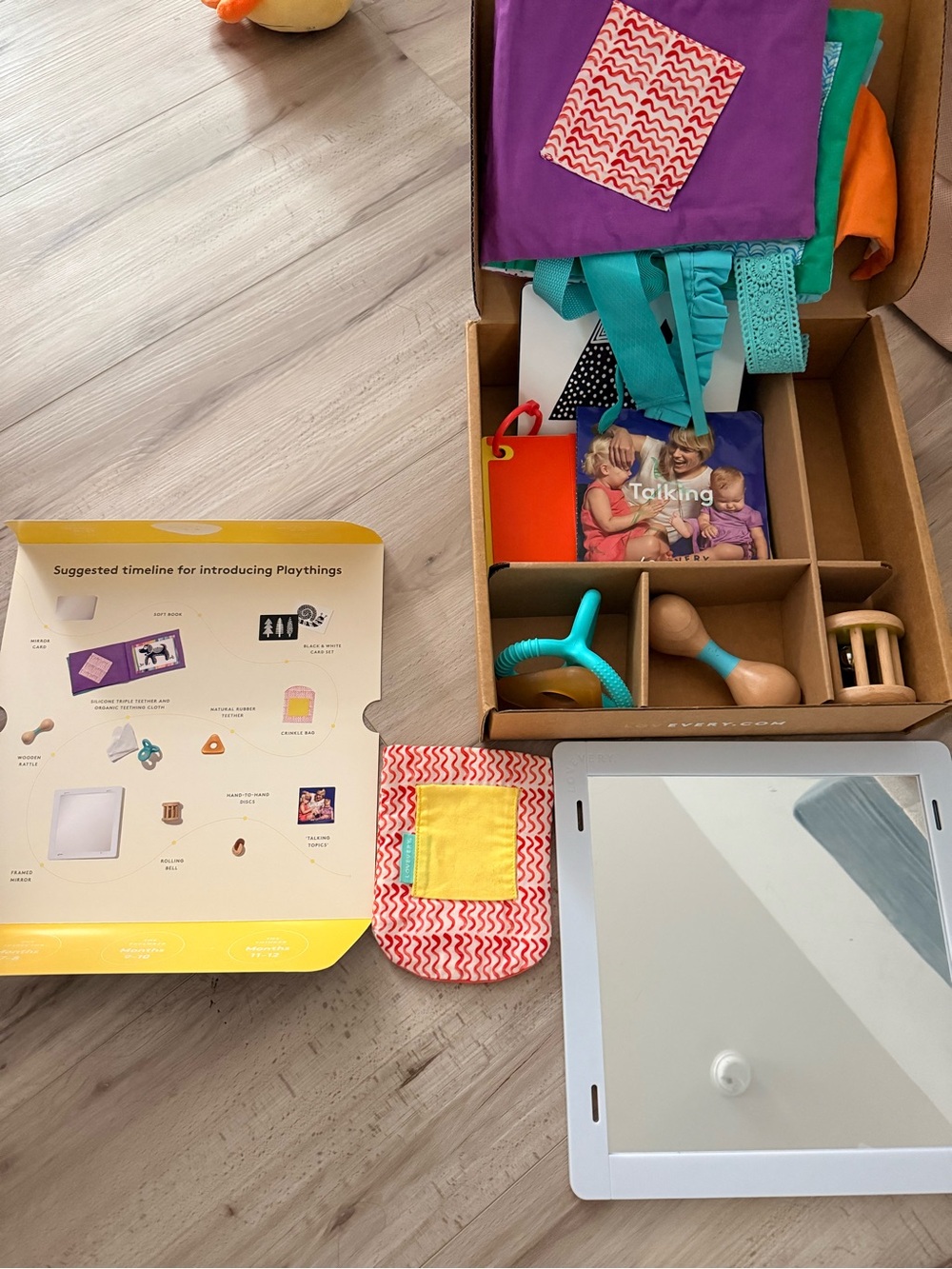 Lovevery Play kit months 3 and 4 the charmer